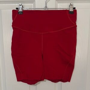 Women's Lululemon Base Pace Red Shorts